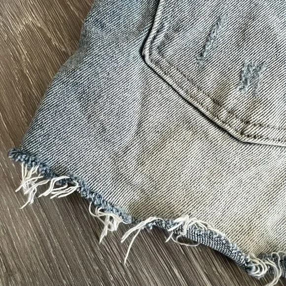 Pistola Denim Shorts Womens Size 25 Winston High Rise Blue - Picture 11 of 12